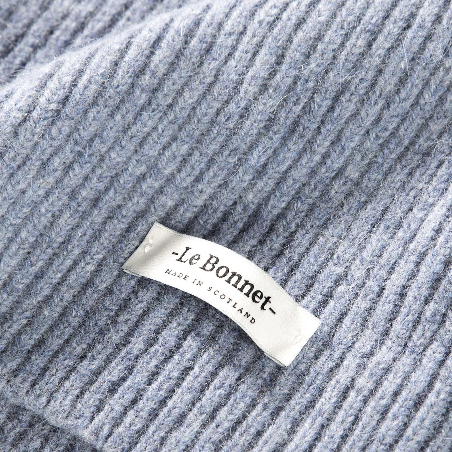 Le Bonnet Beanie lue Washed Denim