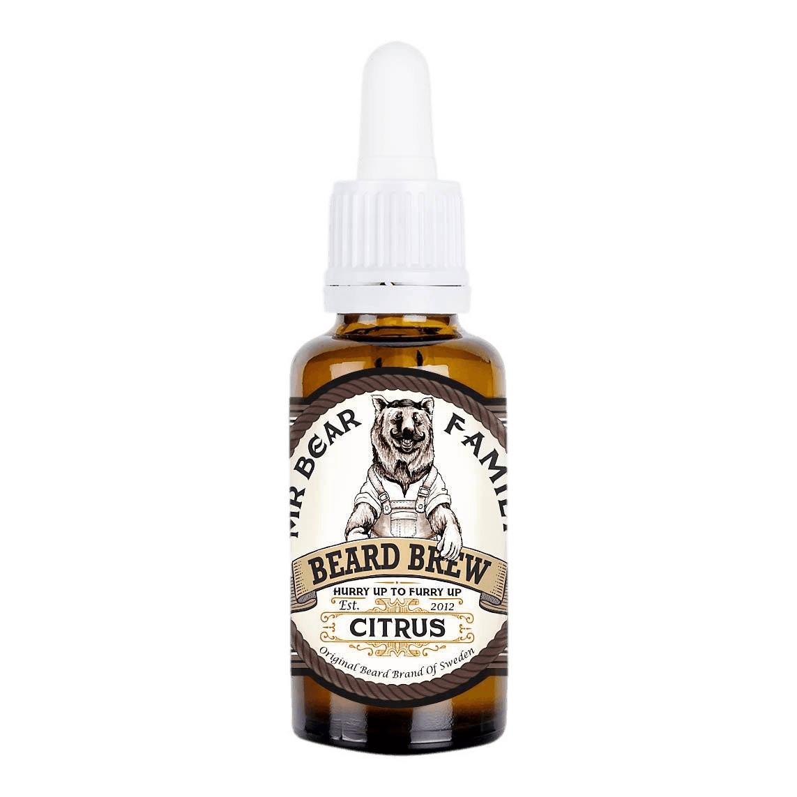 Mr Bear Family Beard Brew skjeggolje - Citrus 30 ml