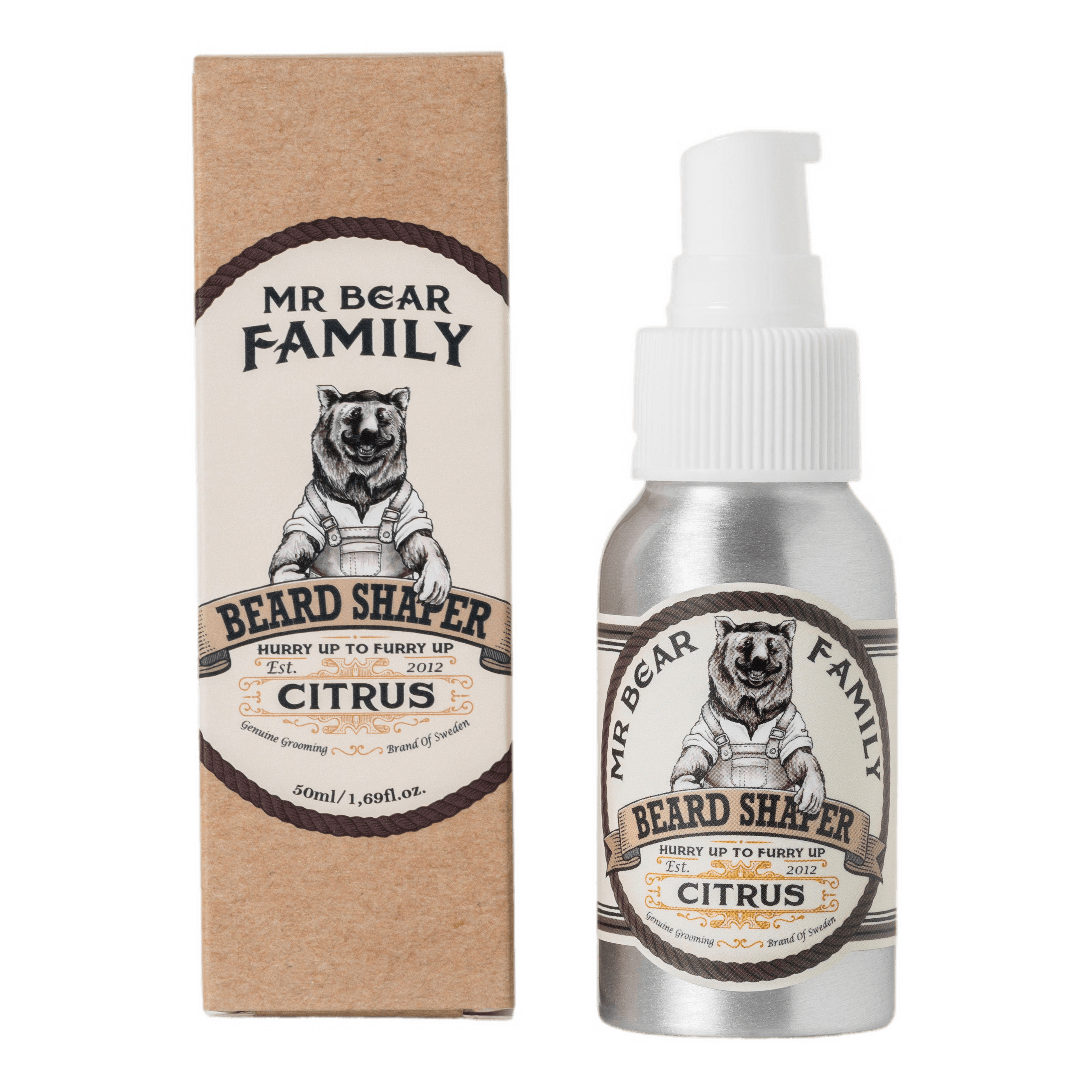 Mr Bear Family Beard Shaper skjegglotion Citrus