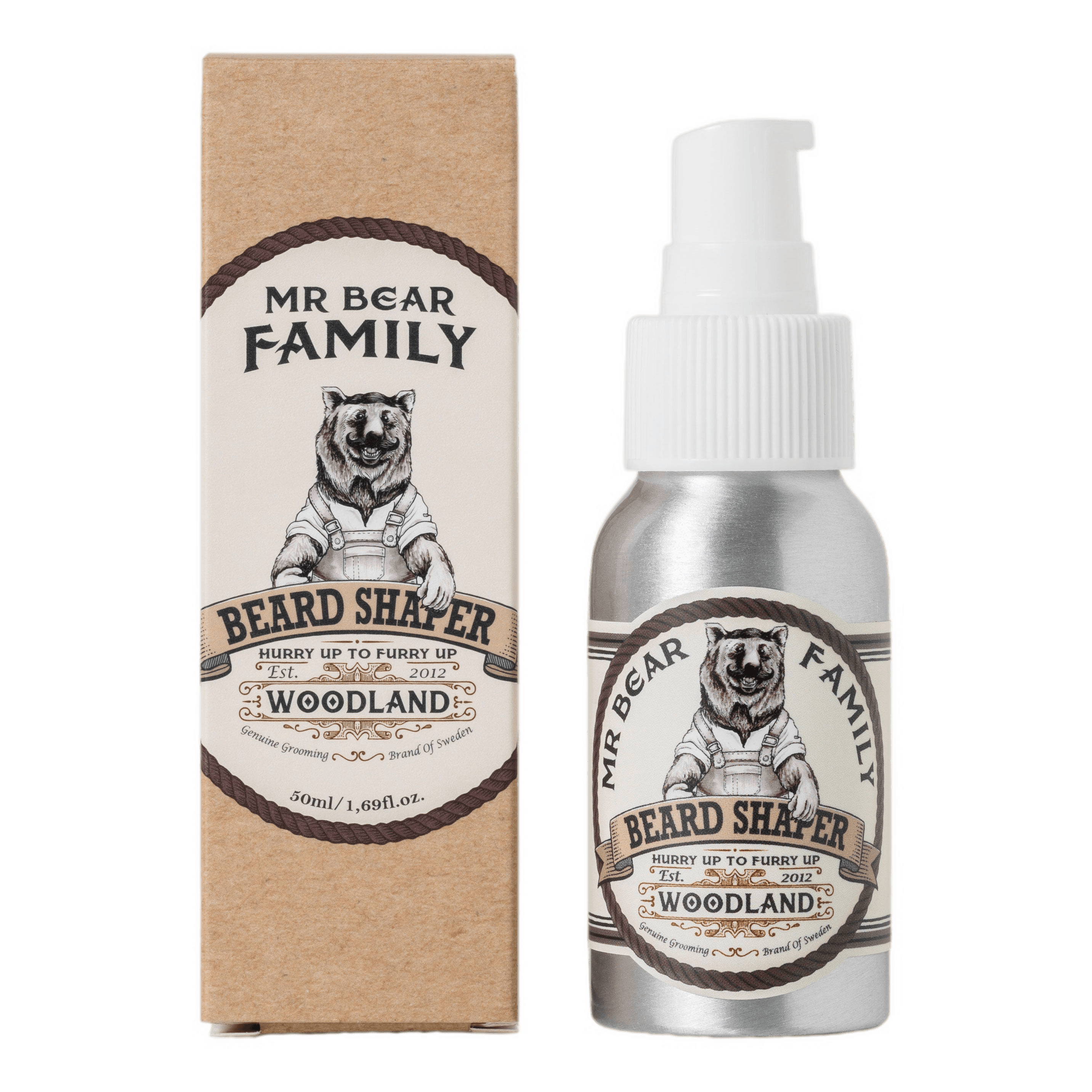 Mr Bear Family Beard Shaper skjegglotion Woodland