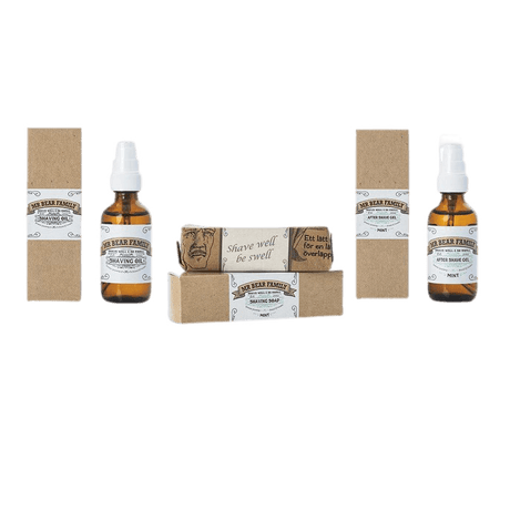 Mr Bear Family Shaving Set Mynte