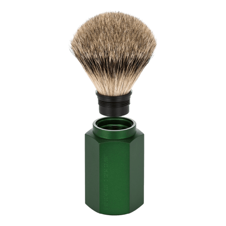 Mühle Hexagon Silvertip Badger barberkost Forest