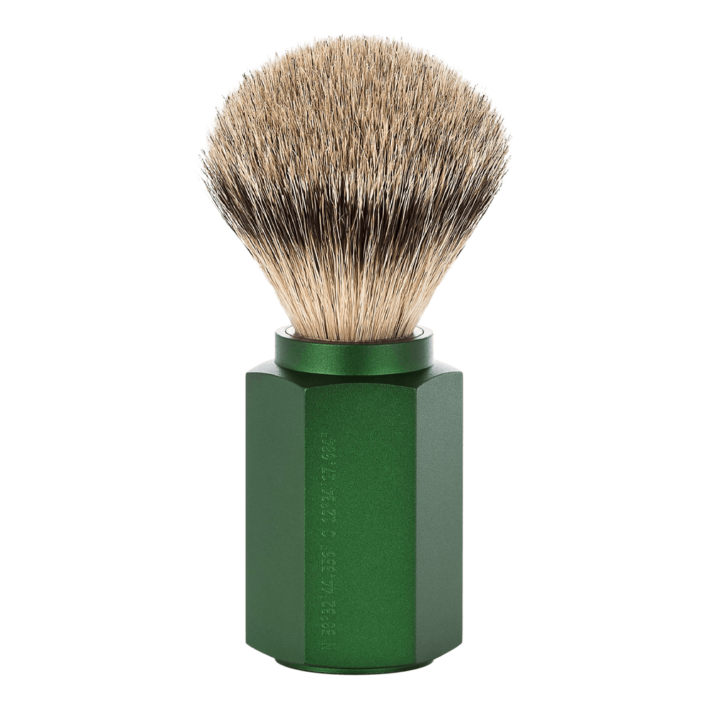 Mühle Hexagon Silvertip Badger barberkost Forest
