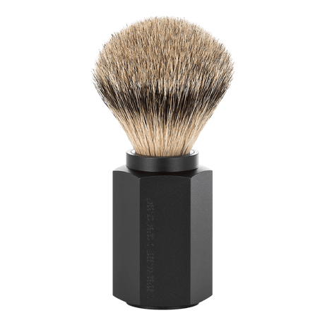 Mühle Hexagon Silvertip Badger barberkost Graphite