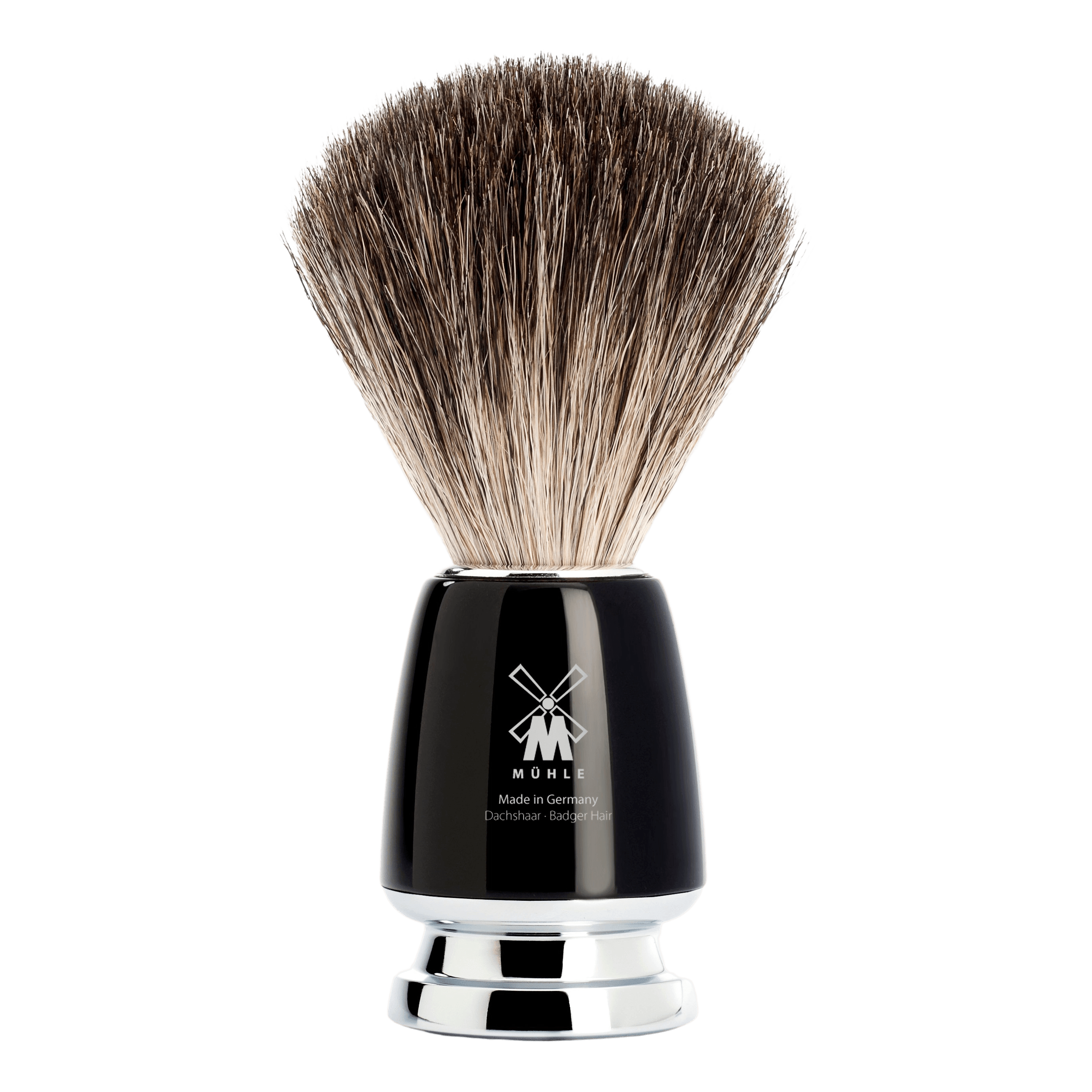 Mühle Rytmo Pure Badger barberkost Sort