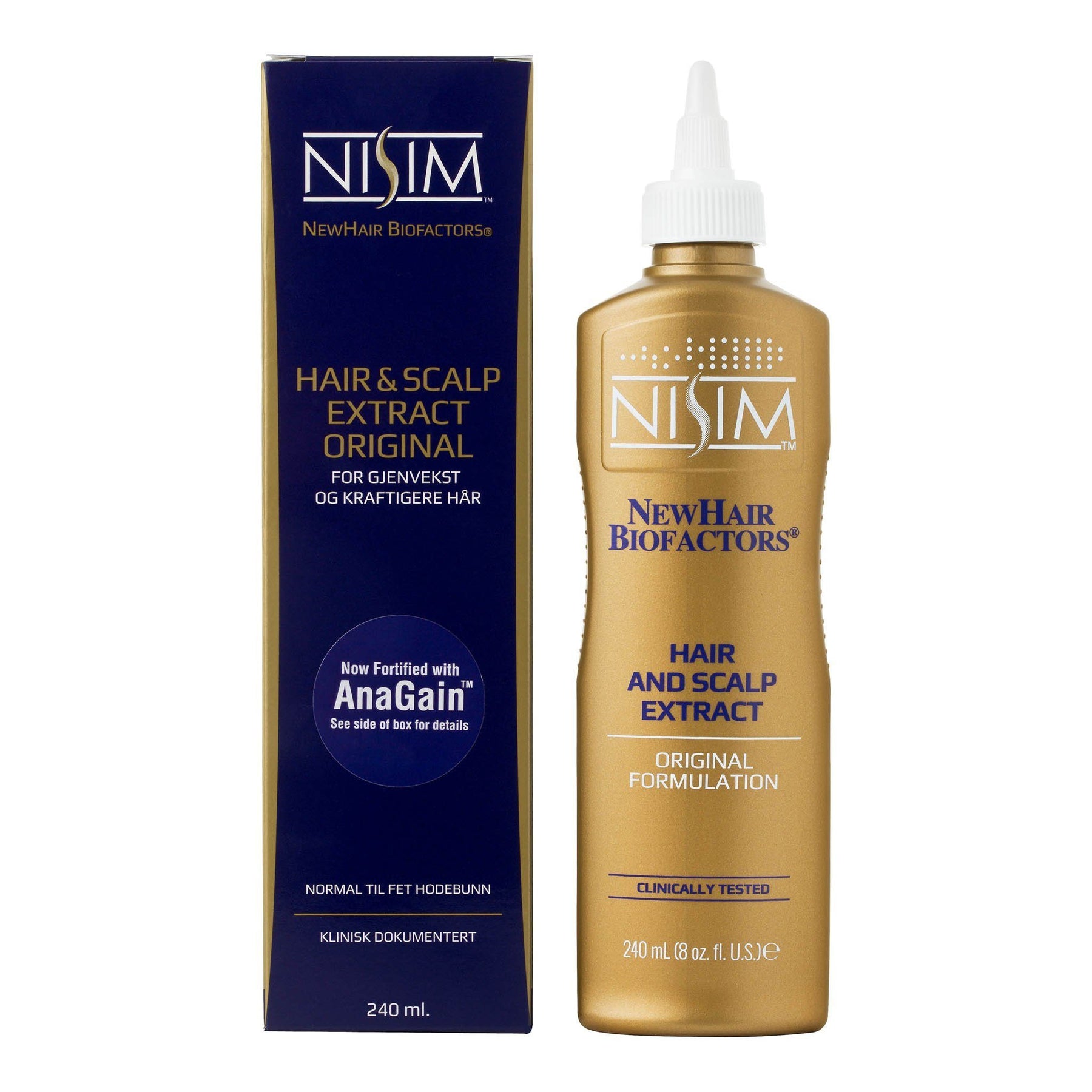 NISIM Hair Stimulating Extract mot hårtap - Normal til fet hodebunn - Hårtap