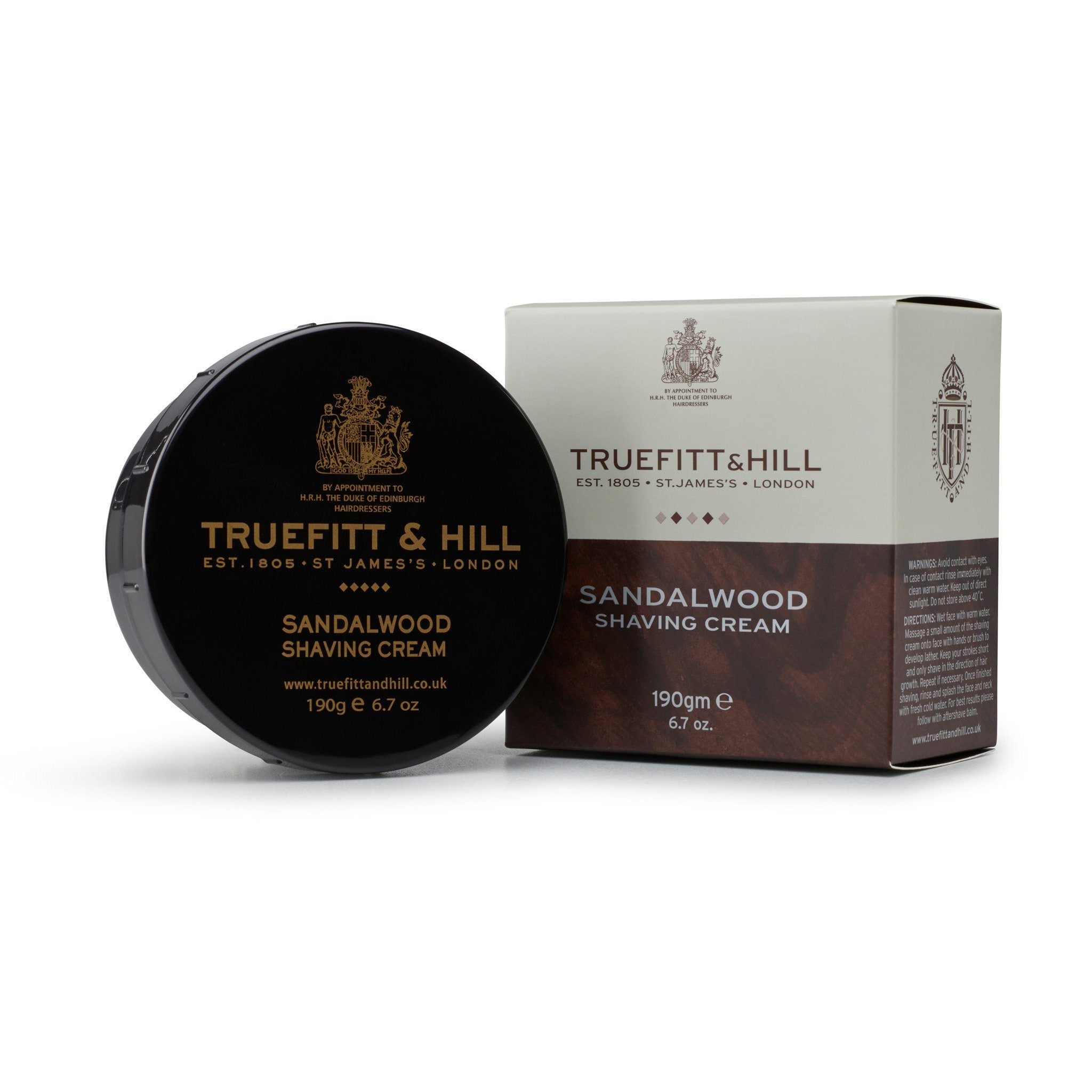 Truefitt & Hill barberkrem i skål - Sandalwood