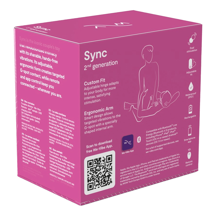 We-Vibe Sync 2 Rosa