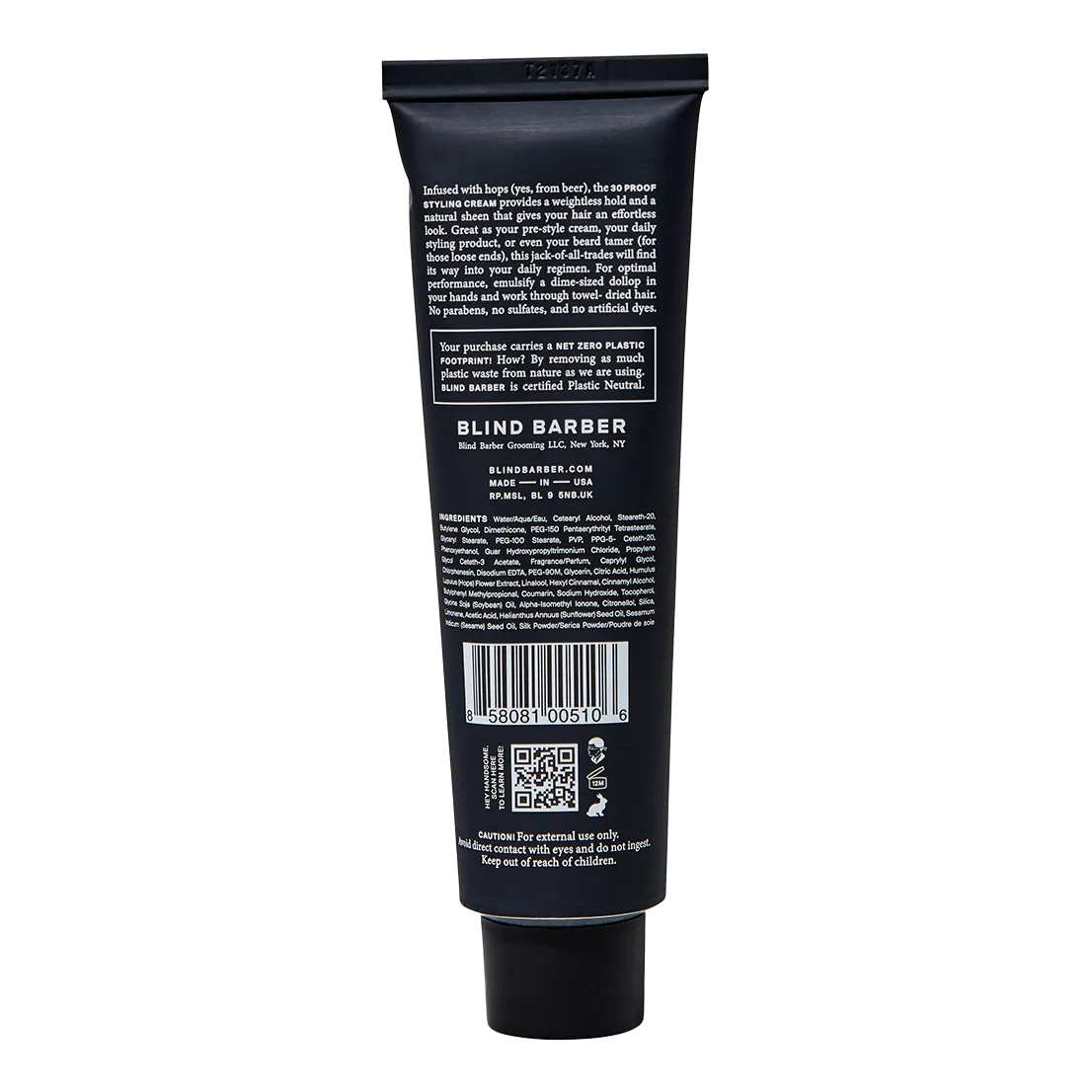 Blind Barber 30 Proof Styling Cream 