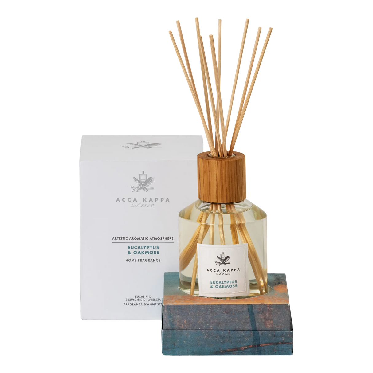 Acca Kappa Eucalypthus & Oakmoss-Home Diffuser W/Sticks 