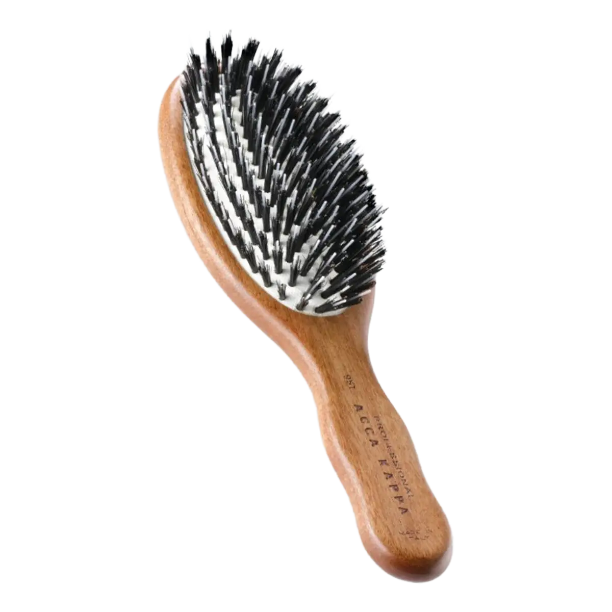 Acca Kappa Mini Oval Brush Kotibe' Wood 100% Boar Bristles & Nylon Monofilament 