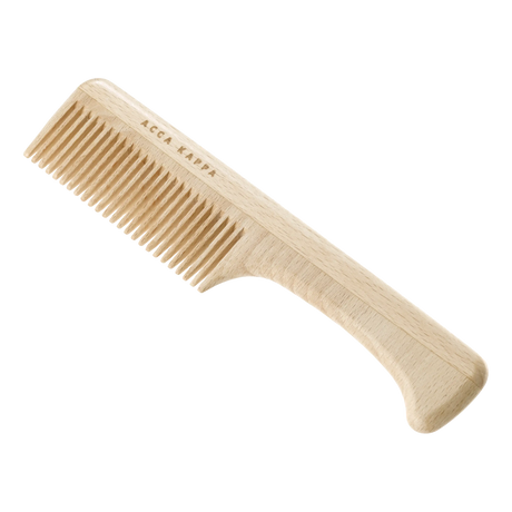 Acca Kappa Beech Wood Comb With Handle 