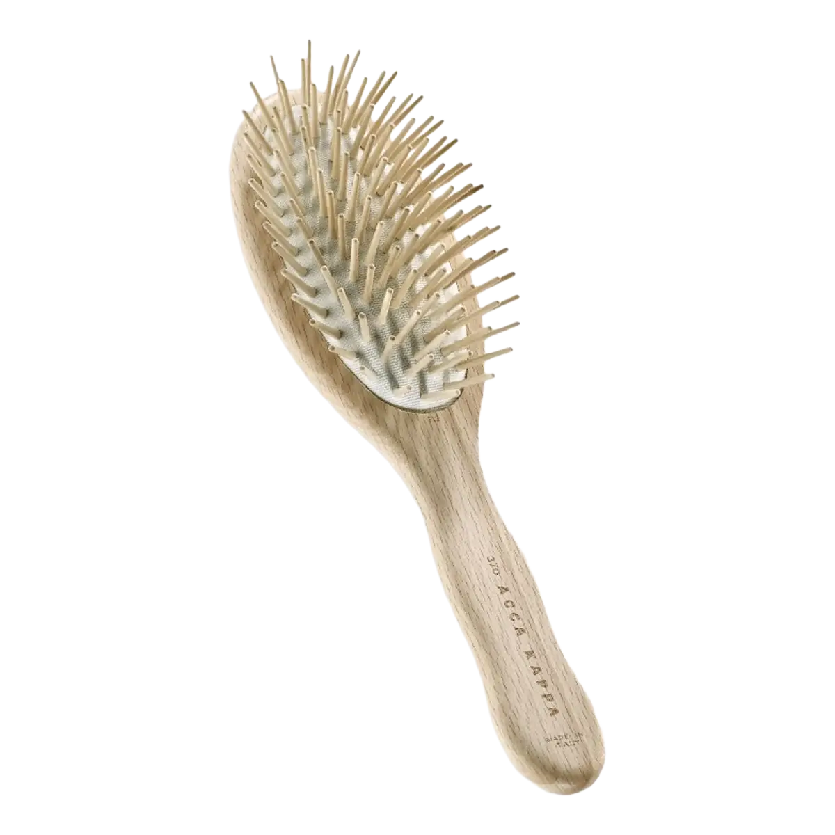 Acca Kappa Oval Brush Beech Wood Wooden Pins 