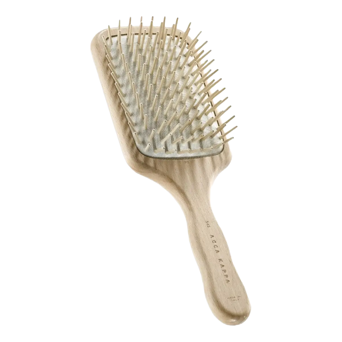 Acca Kappa Paddle Brush Beech Wood Wooden Pins 