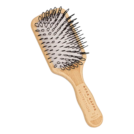 Acca Kappa Protection Mini Paddle Brush Beechwood Looped Nylon 