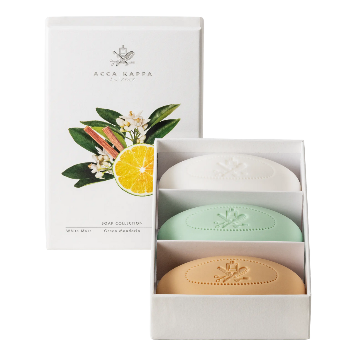 Acca Kappa Soap Collection - gavesett 