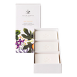 Acca Kappa Soap Collection gavesett med tre rektangulære såper i hvit farge
