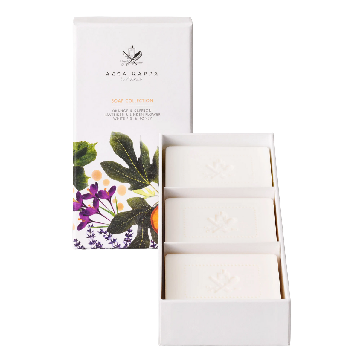 Acca Kappa Soap Collection - gavesett 