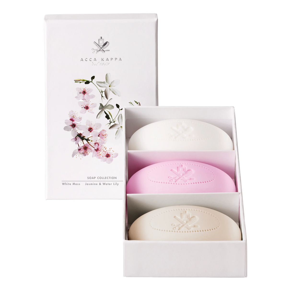 Acca Kappa Soap Collection - gavesett 