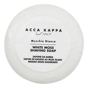 Acca Kappa White Moss barbersåpe refill 