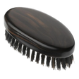 Acca Kappa "military Style" Hairbrush Ebony Wood Black Natural Bristles Travel 