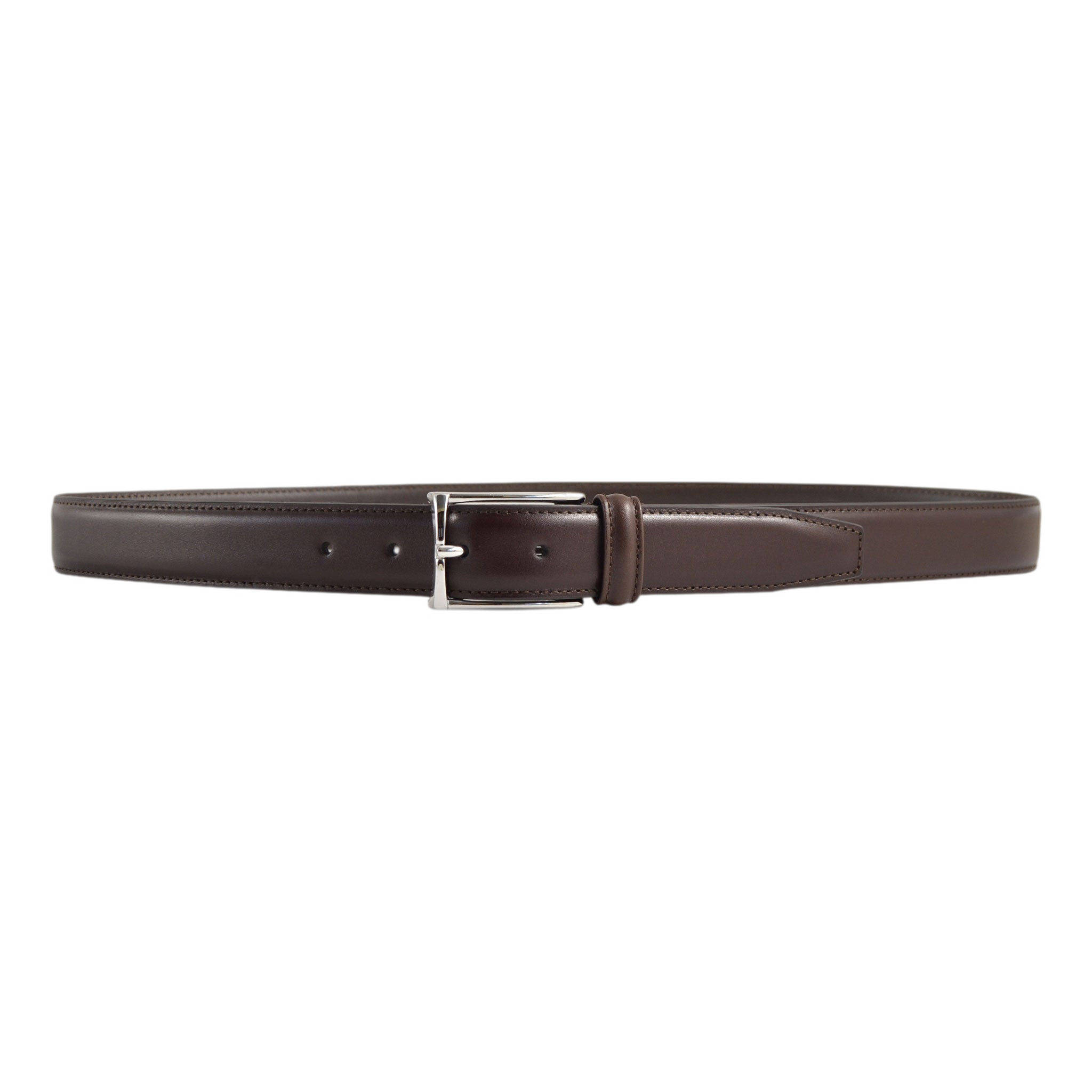 Anderson's Classic Stitched skinnbelte - Brun S (80 cm)