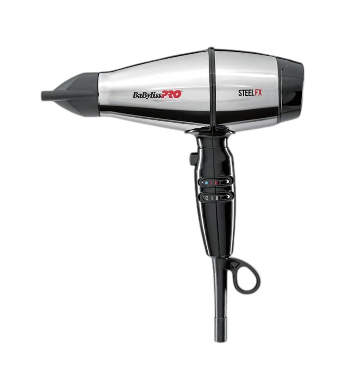 BaByliss PRO Hairdryer - STEEL FX 