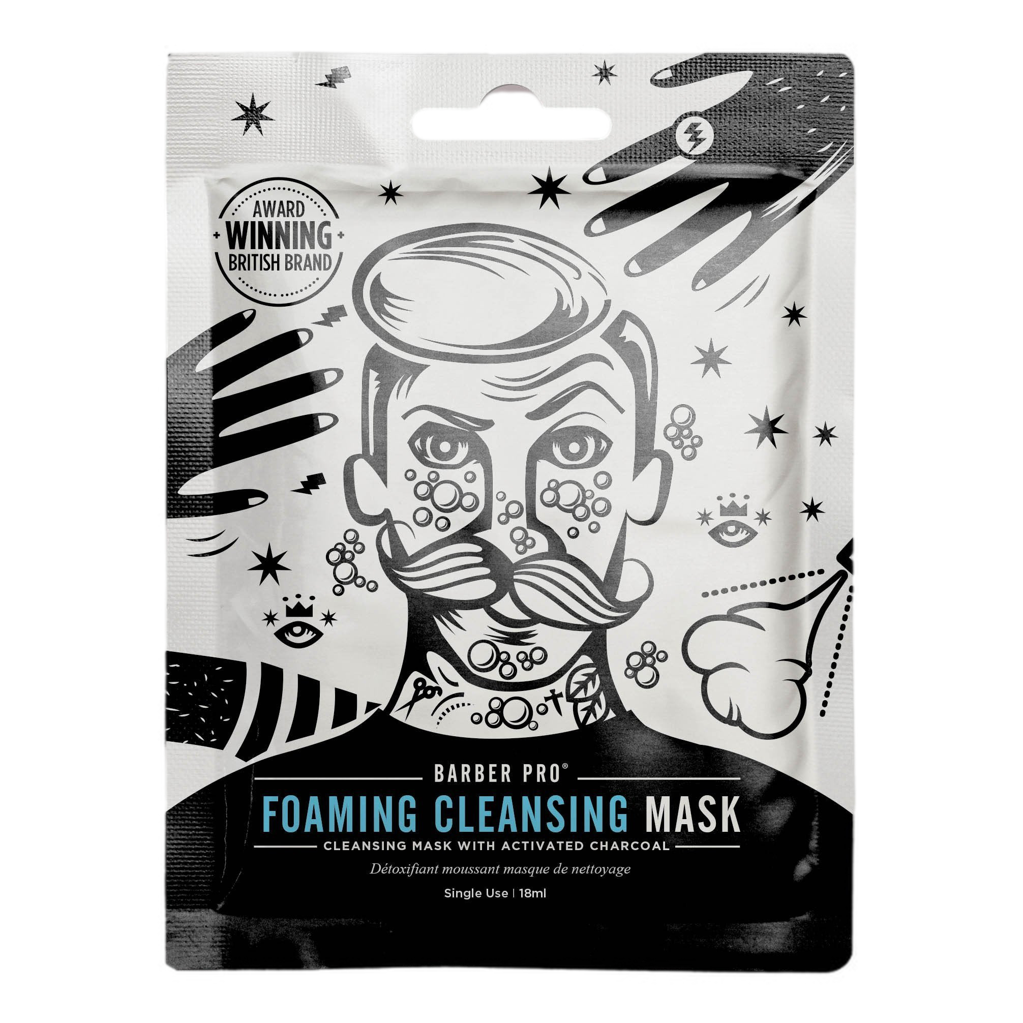 Barber Pro Foaming Cleansing Mask