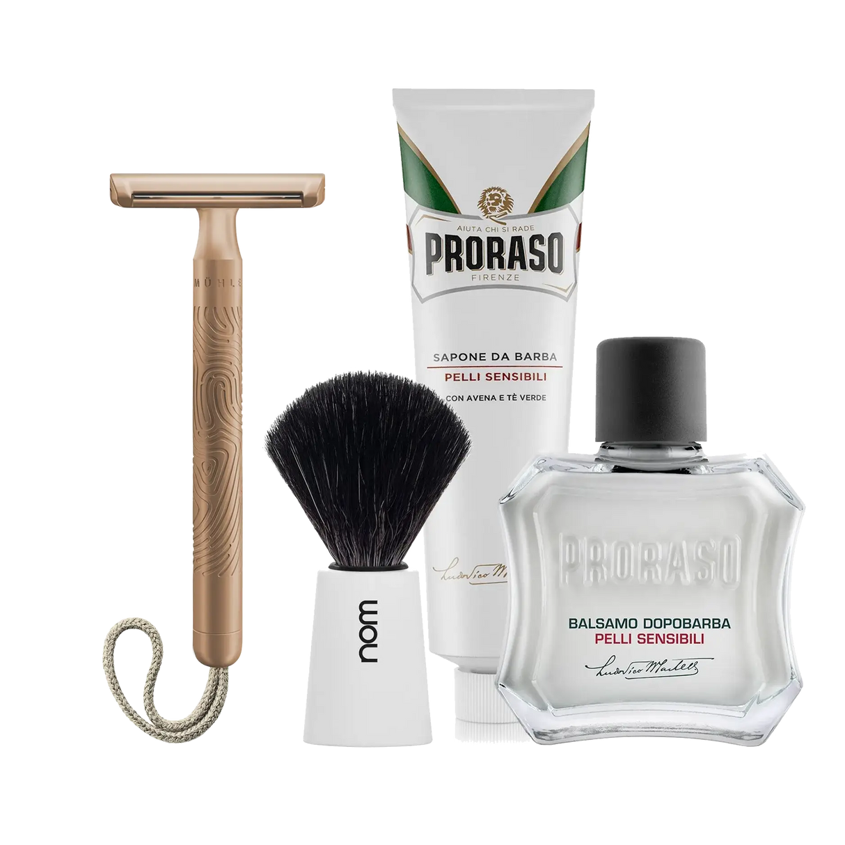 Barbersett for henne - Med barberkost 