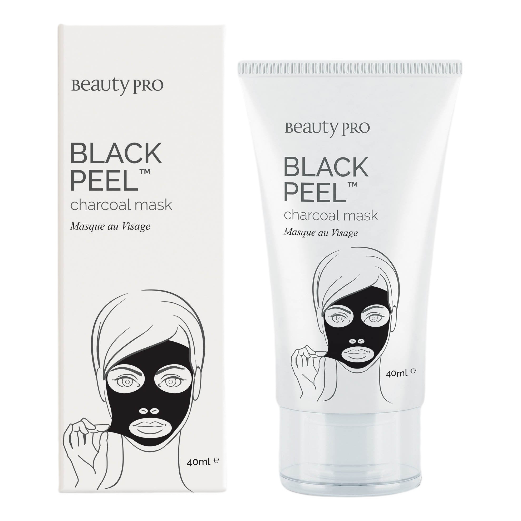 Beauty Pro Activated Charcoal Mask i tube