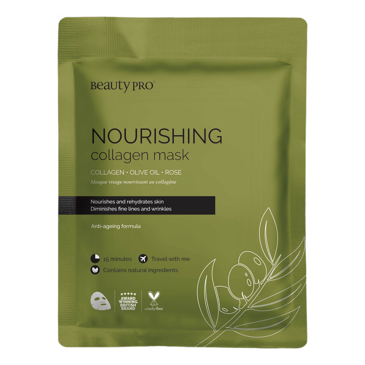 Beauty Pro Nourishing Sheet mask ansiktsmaske