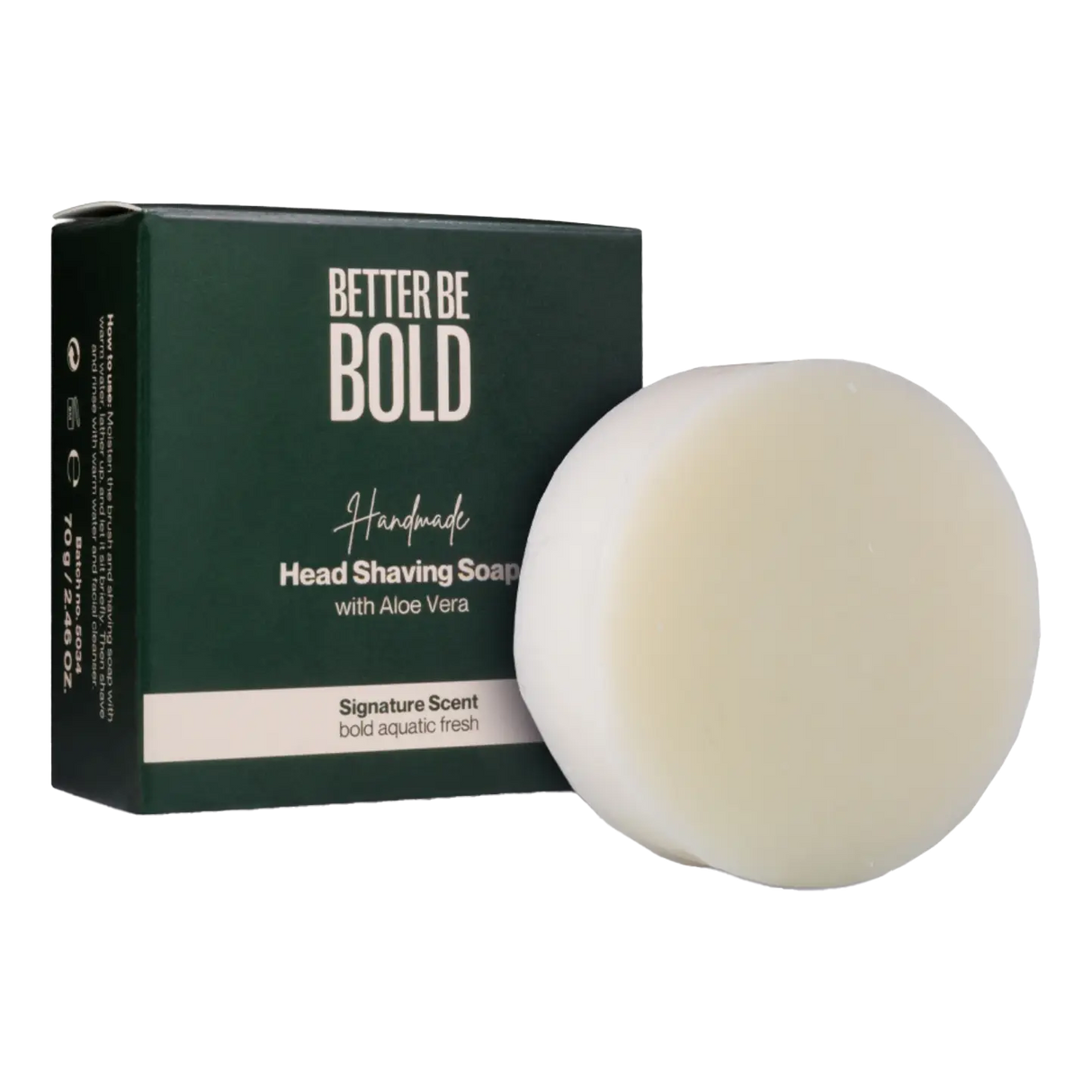 Better Be Bold Head Shaving Soap with Aloe Vera 