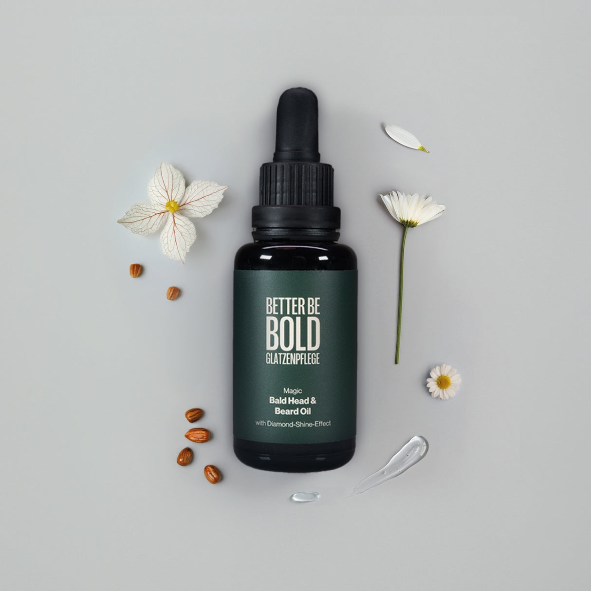 Better Be Bold Magic Bald Head & Beard Oil - Diamond Shine Effect 