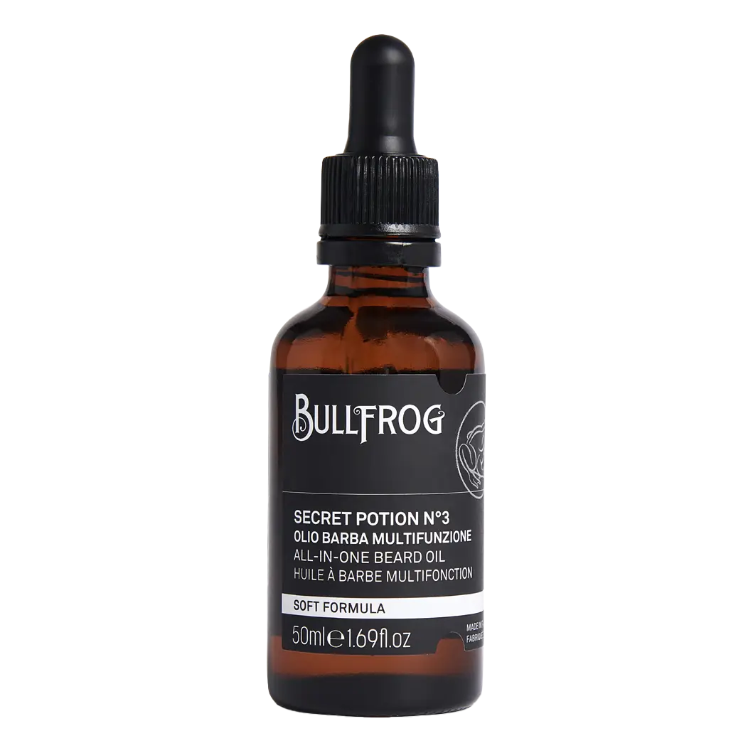 Bullfrog All-in-One Beard Oil Secret Potion N.3 – Barbershop.no
