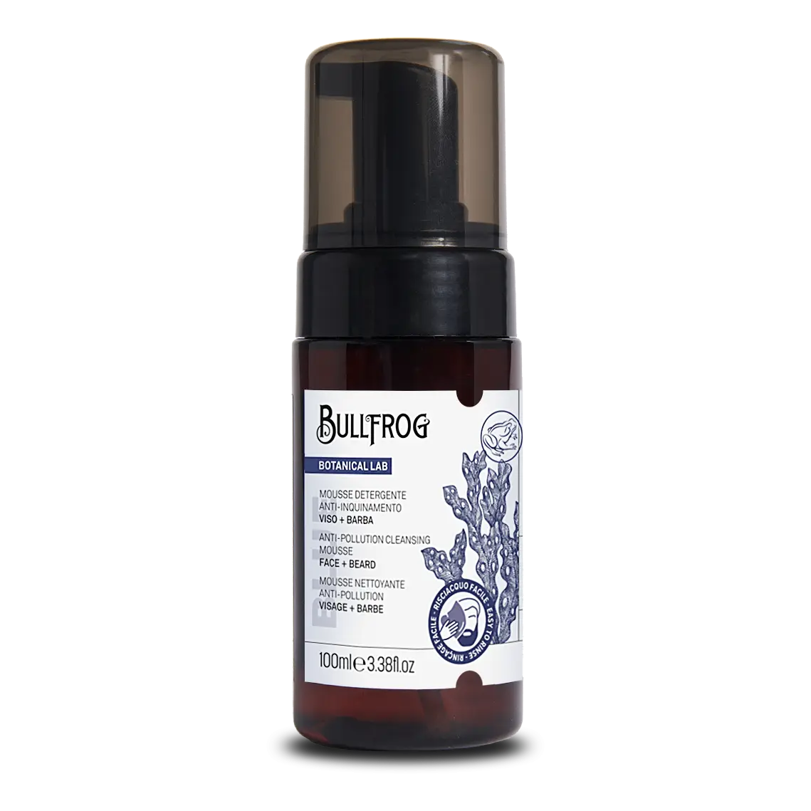 Bullfrog Anti-pollution cleansing mousse skjegg- og ansiktsvask 