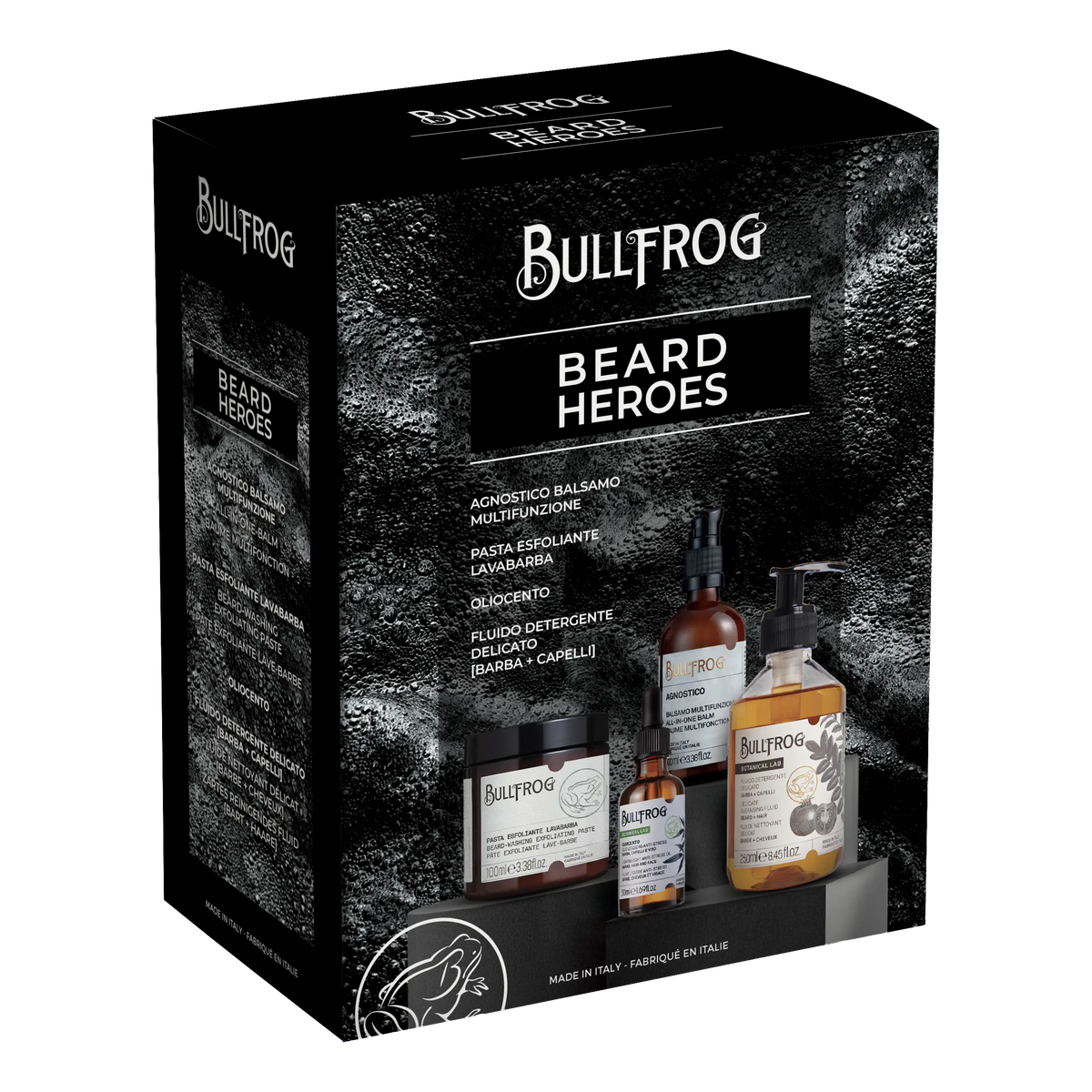 Bullfrog Beard Heroes - gavesett – Barbershop.no