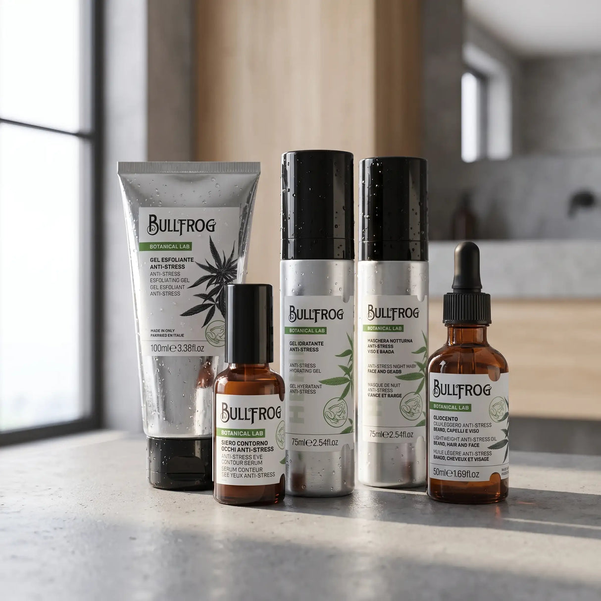 Bullfrog hudpleiepakke - Hemp Botanical (Anti-stress)