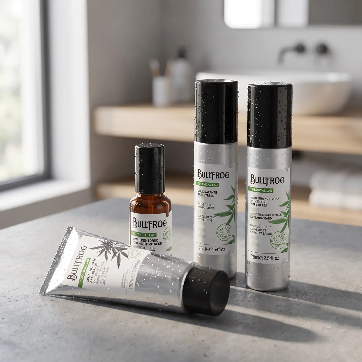 Bullfrog hudpleiepakke - Hemp Botanical (Anti-stress)