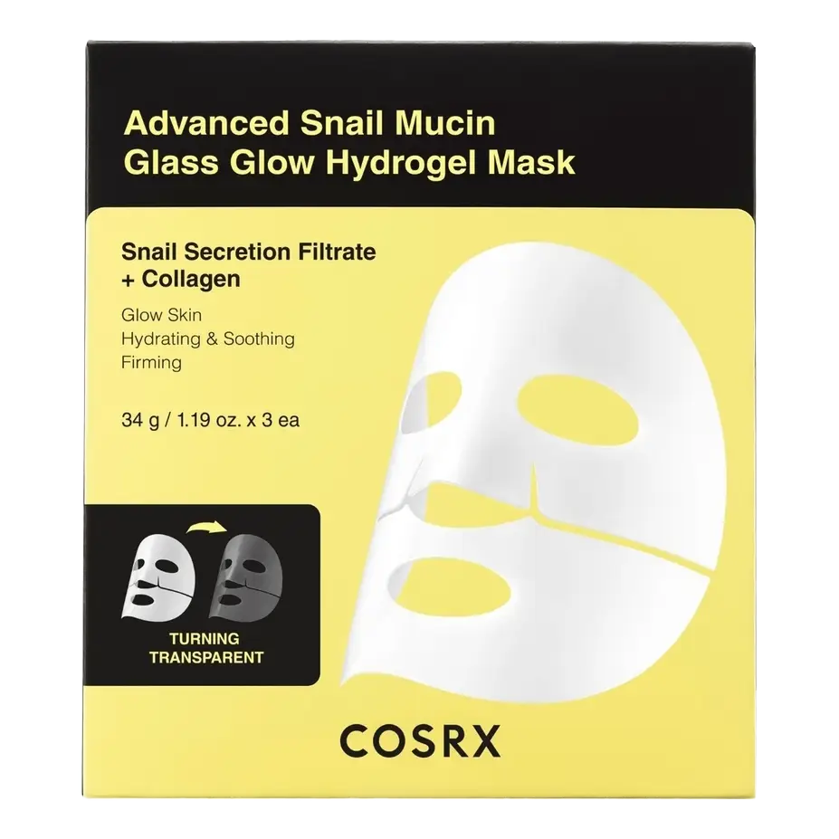COSRX Advanced Snail Mucin Glass Glow Hydrogel Mask 