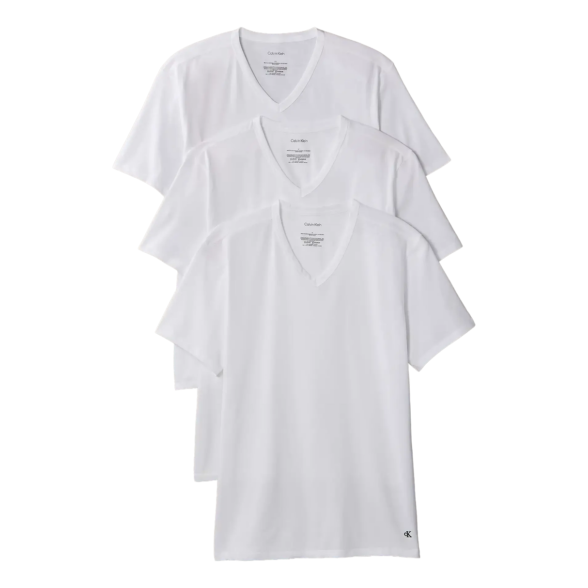 Calvin Klein V-neck t-skjorte 3-pakning 