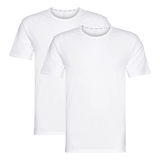Calvin Klein crew neck t-skjorte 2-pakning - Hvit 