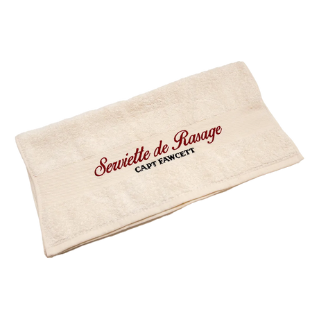 Captain Fawcett's Luxurious Shave Towel barberhåndkle - Stor 