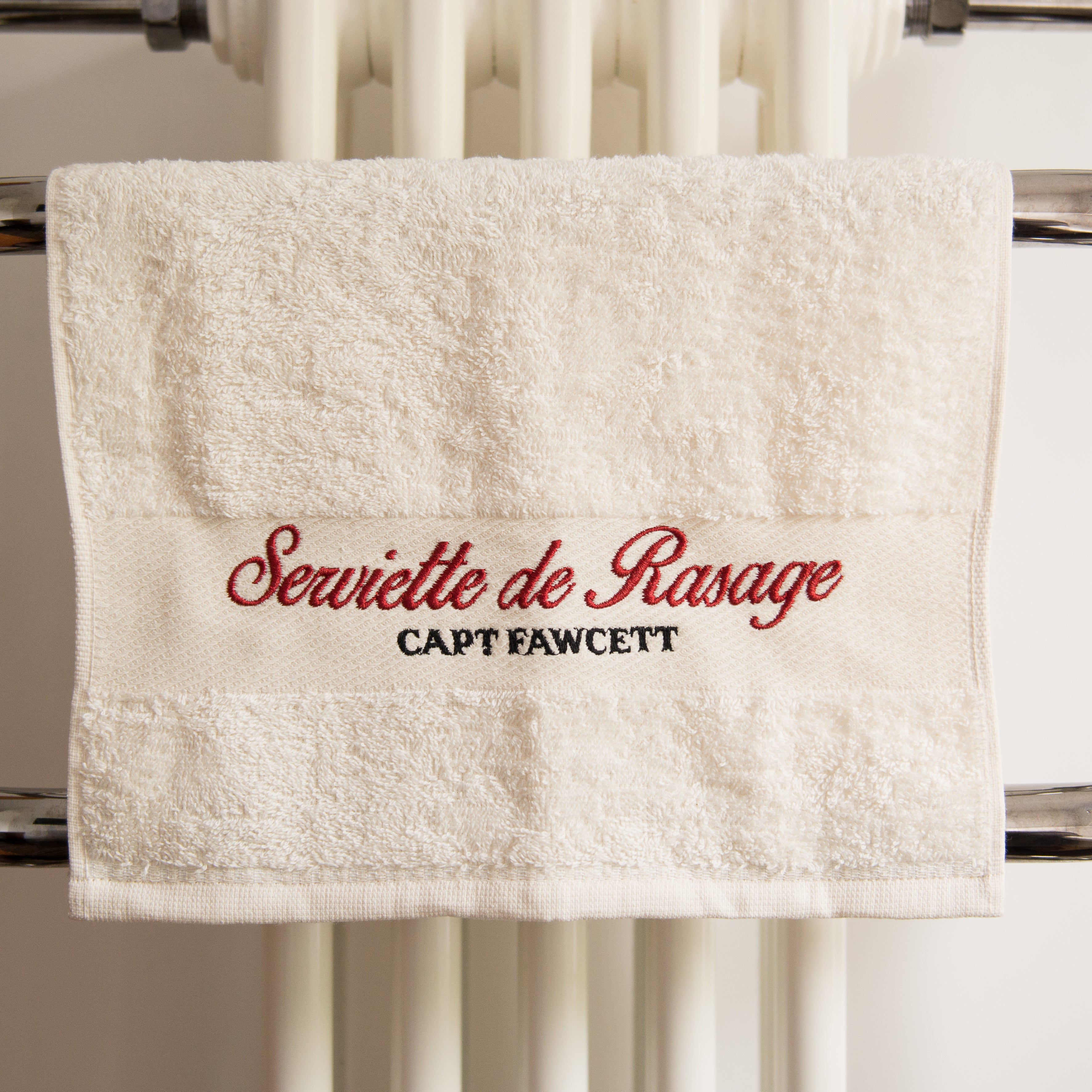 Captain Fawcett's Luxurious Shave Towel barberhåndkle - Stor 