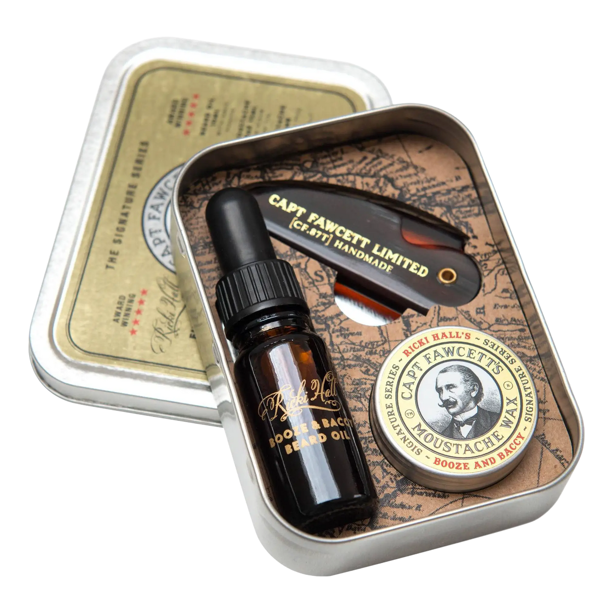 Captain Fawcett's Survival Kit for skjegg og bart 