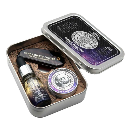 Captain Fawcett's Survival Kit for skjegg og bart 