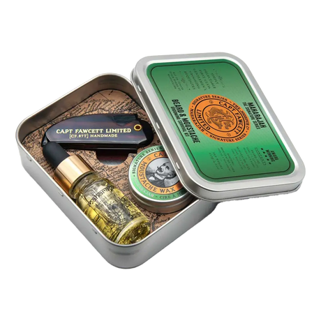 Captain Fawcett's Survival Kit for skjegg og bart 