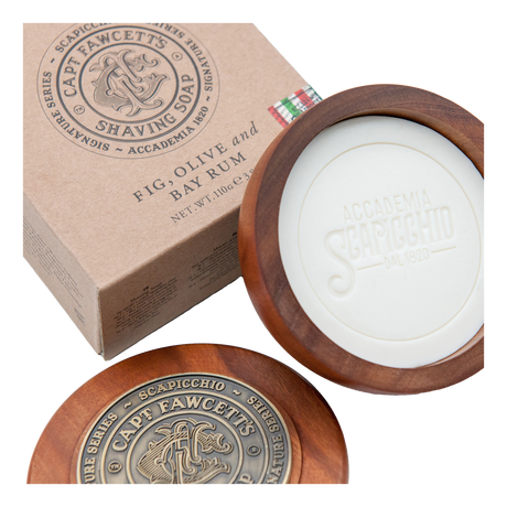 Captain Fawcett's barbersåpe i skål - Scapicchio 