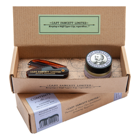 Captain Fawcett's gavesett - Bartevoks / mustasjevoks - Lavendel 