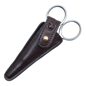 Captain Fawcett's skjegg- og bartesaks med skinnetui 