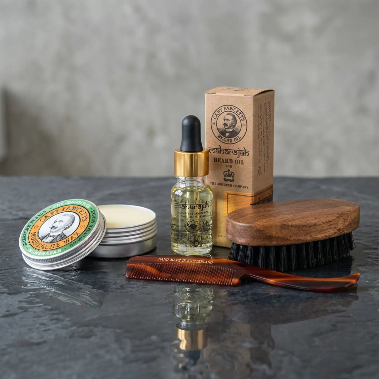 Captain Fawcett skjeggsett 